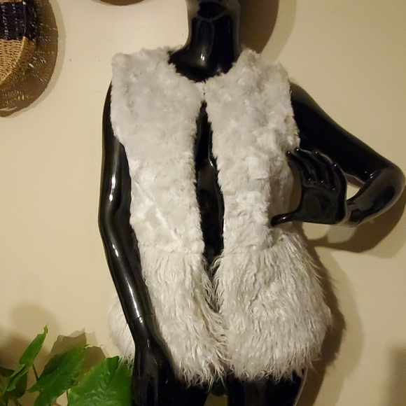 a.n.a Jackets & Blazers - Faux Fur & faux Llama Vest
